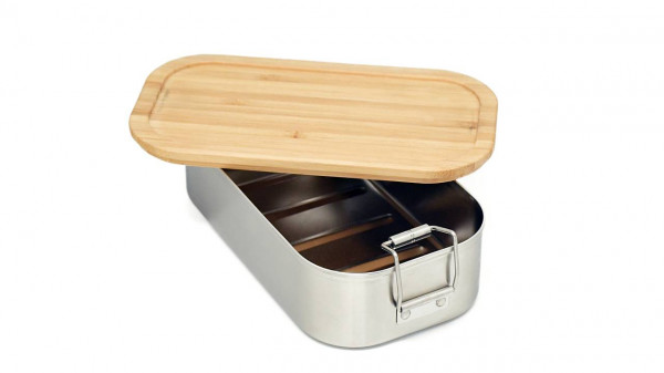 Lunchbox with bamboo lid